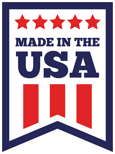 Our products are proudly made in the USA