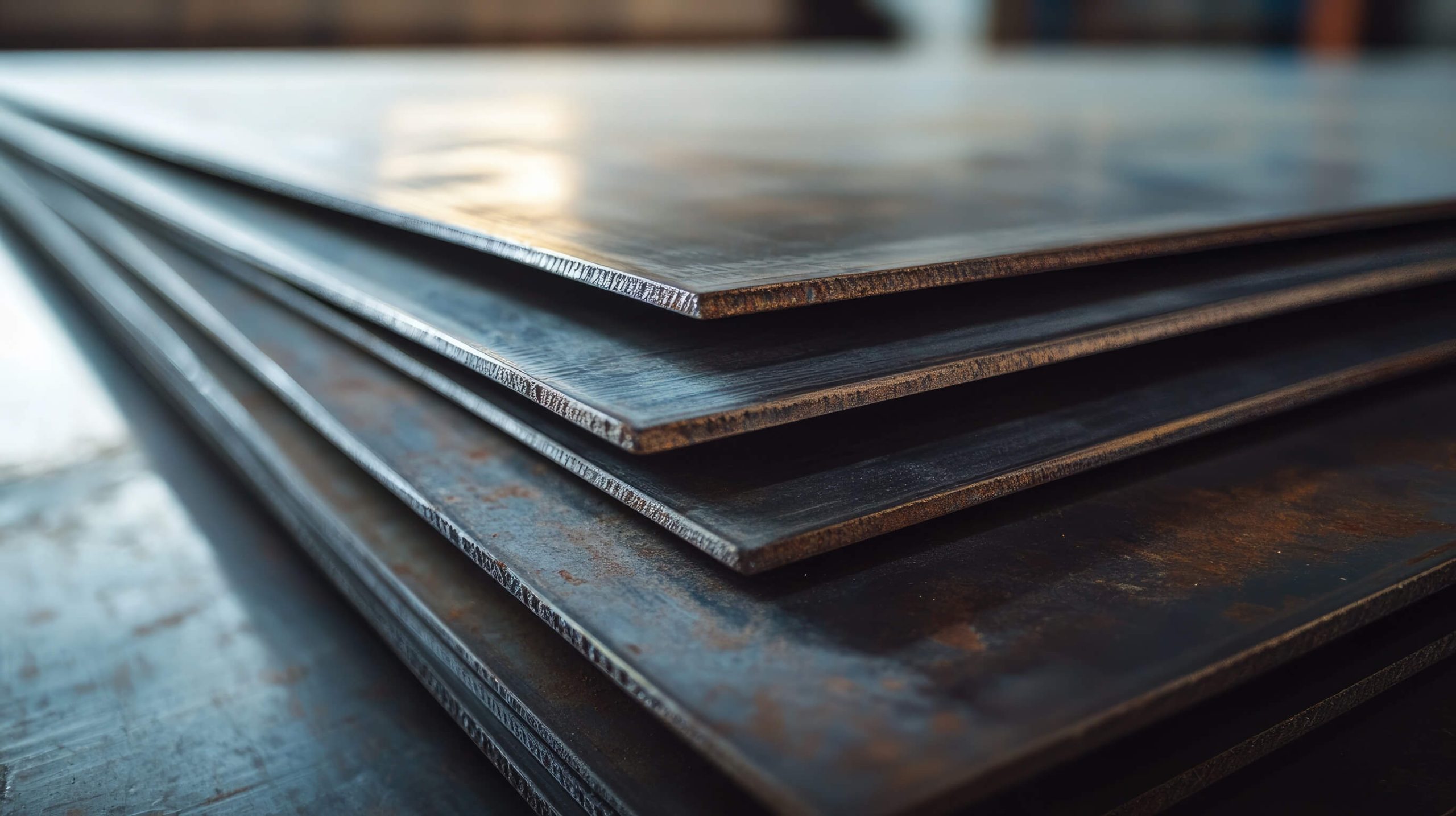 Heavy plate and rolled steel work